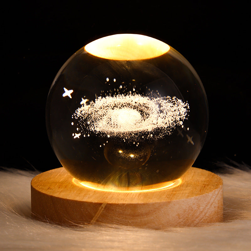 CRYSTAL BALL MOON LAMP