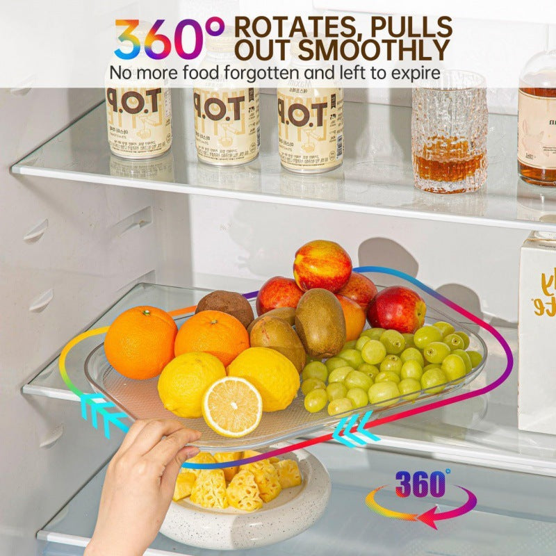 Turntable Organizer for Refrigerator