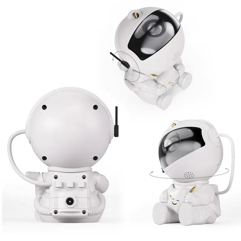 Starry Sky Projector LED Night Light, Astronaut Lamp Star Light, Rotation Ceiling Lamp Decoration For Bedroom Decor Gift