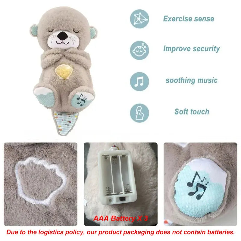 New Baby Breathing Bear With Music And Luminous Light