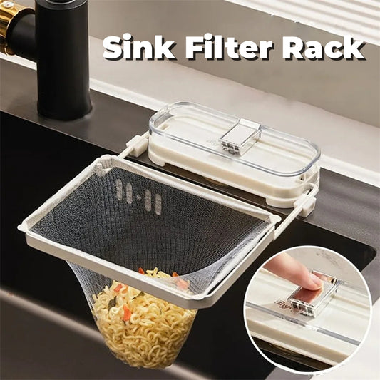 Suction Cup Kitchen Sink Filter Rack