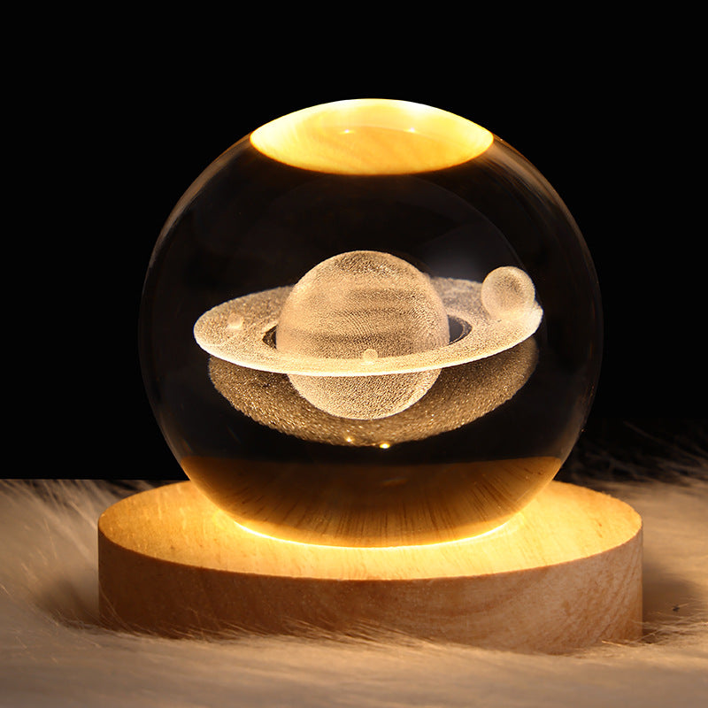 CRYSTAL BALL MOON LAMP